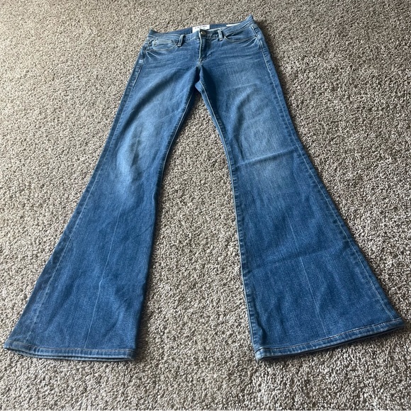 Frame le high flare Blue  Women's Jeans size 25 - Picture 1 of 7